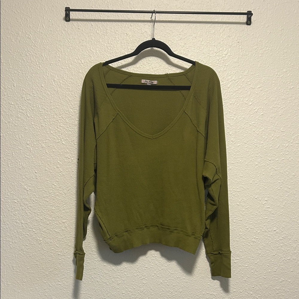 Free People Ferngully Green Santa Clara Thermal